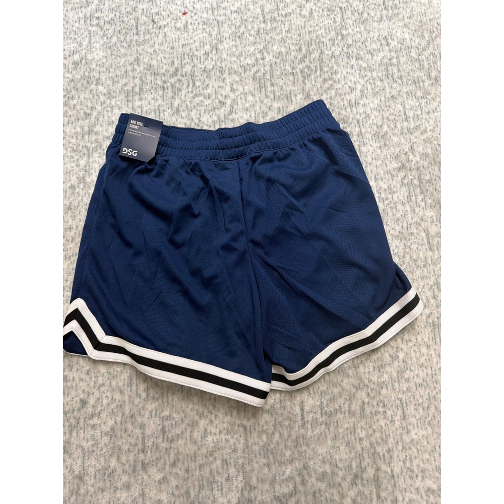 DSG Girls Mesh Performance Shorts University Navy Blue XL 16 Mid Rise DAG14125 - Picture 3 of 6